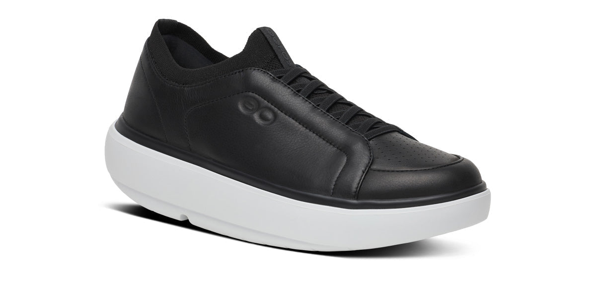 Men's Club+ Leather - White Black